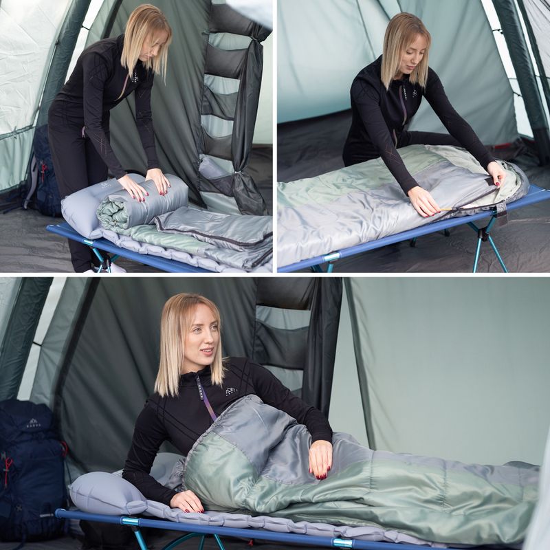 KADVA Dorma L Schlafsack links grün 6