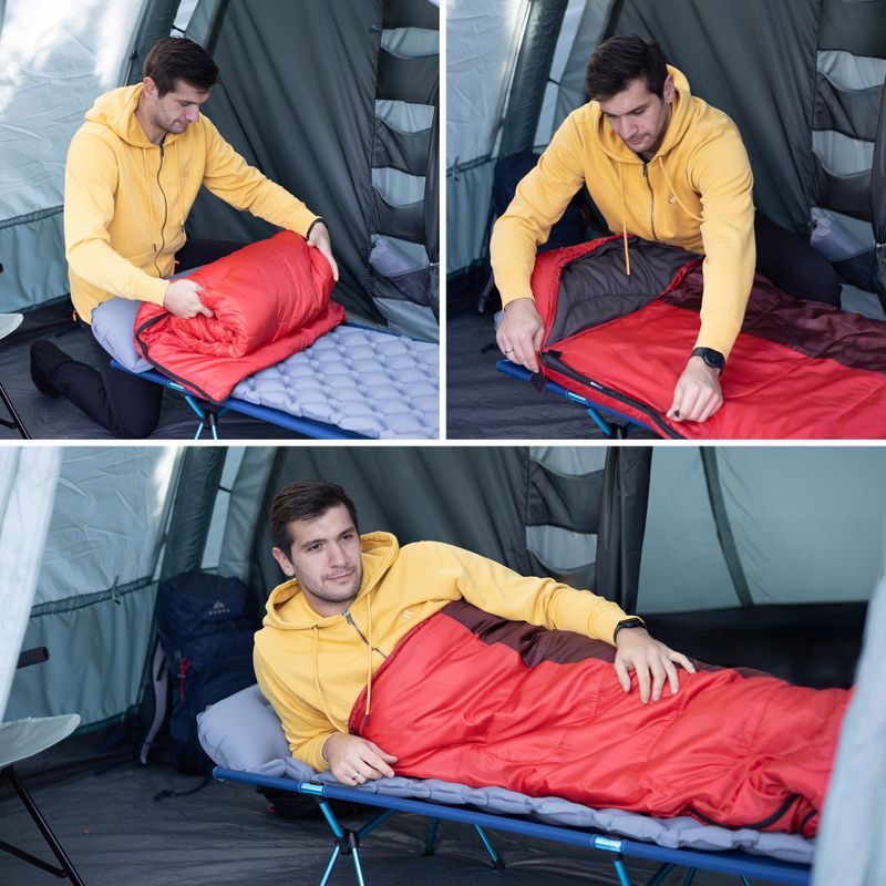 Schlafsack KADVA Dorma R rechts rot 5