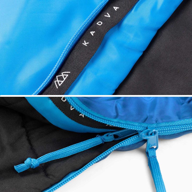 KADVA Faran R Schlafsack rechts blau 7