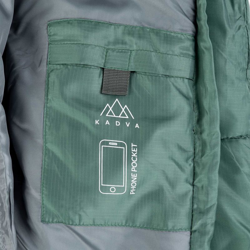 Schlafsack KADVA Mumio R rechts grün 15