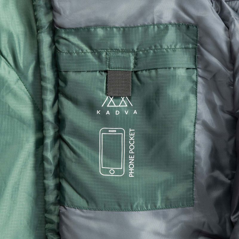 Schlafsack KADVA Mumio L links grün 15