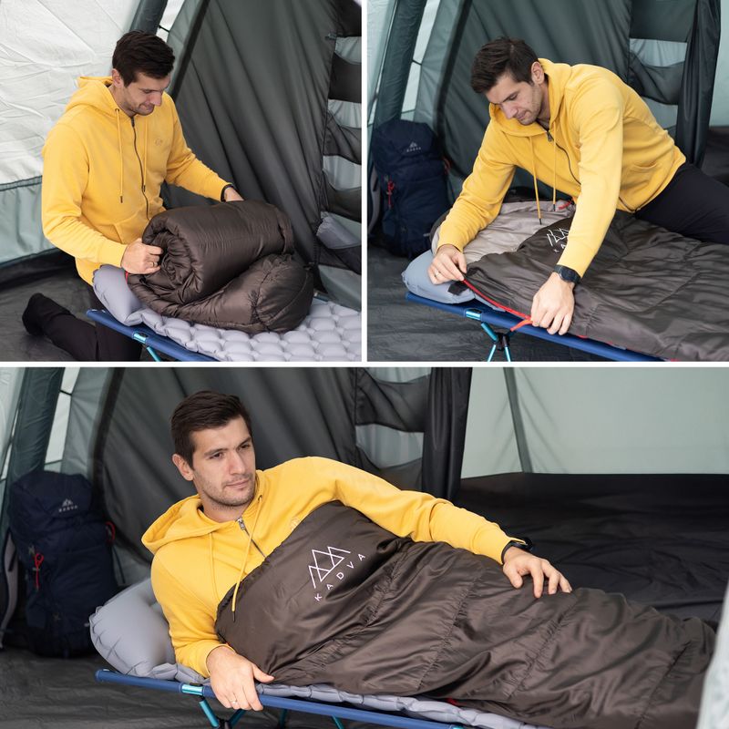 KADVA Mumio R Schlafsack rechts schwarz 5