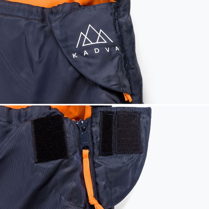 KADVA Light 1000 L Schlafsack links grau 11