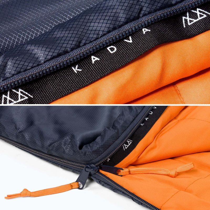 KADVA Light 1000 L Schlafsack links grau 12