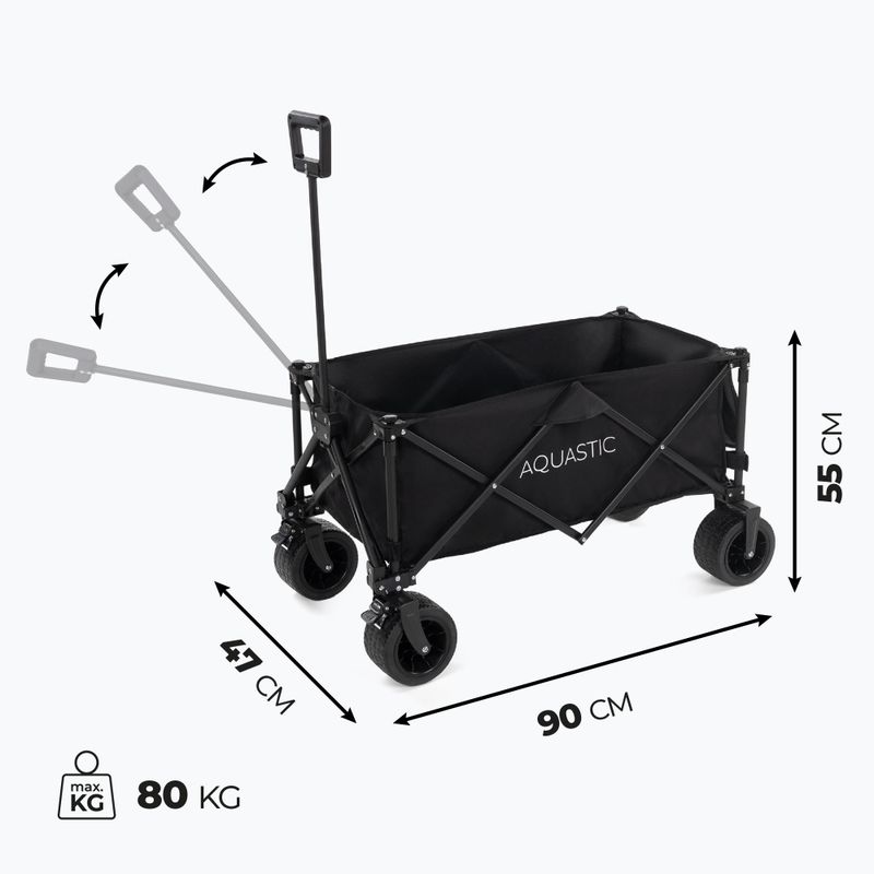 AQUASTIC Caro Transportwagen schwarz 14