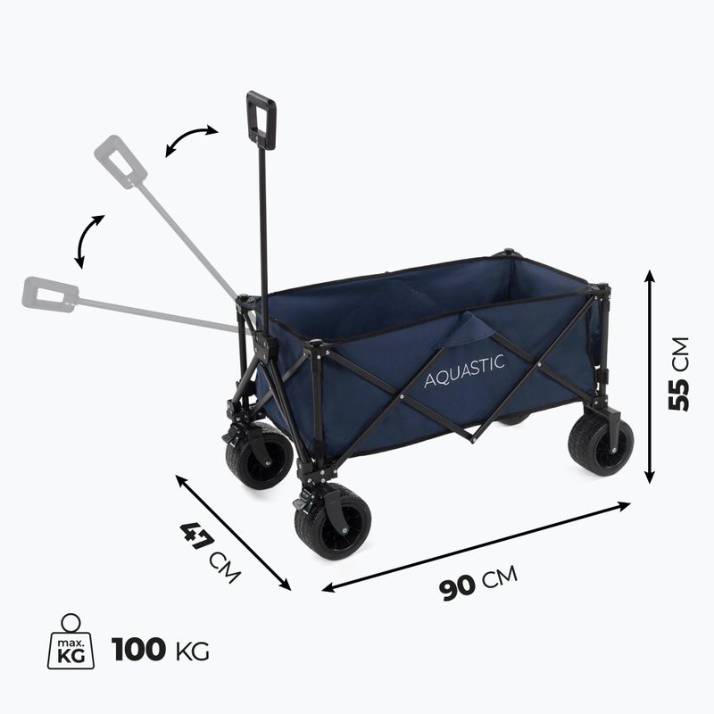 AQUASTIC Caro Transportwagen navy blau 7