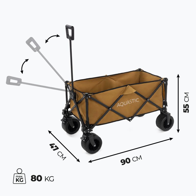 AQUASTIC Caro Transportwagen braun 13