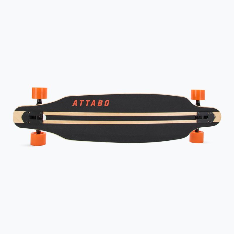 Longboard Skateboard ATTABO Flowrider Schwarz 5