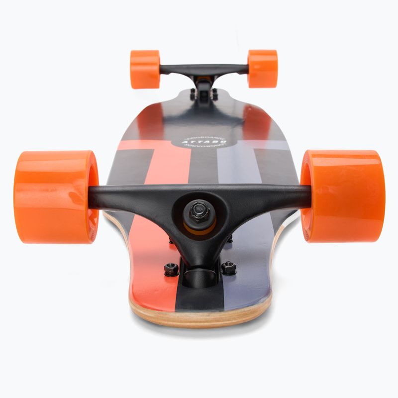 Longboard Skateboard ATTABO Flowrider Schwarz 6