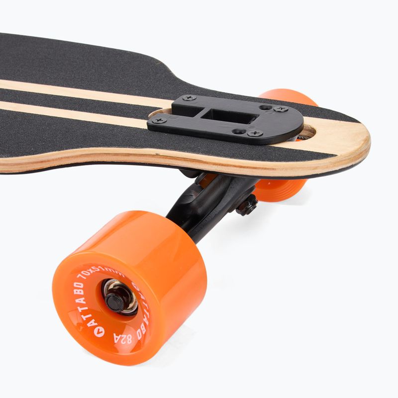 Longboard Skateboard ATTABO Flowrider Schwarz 7