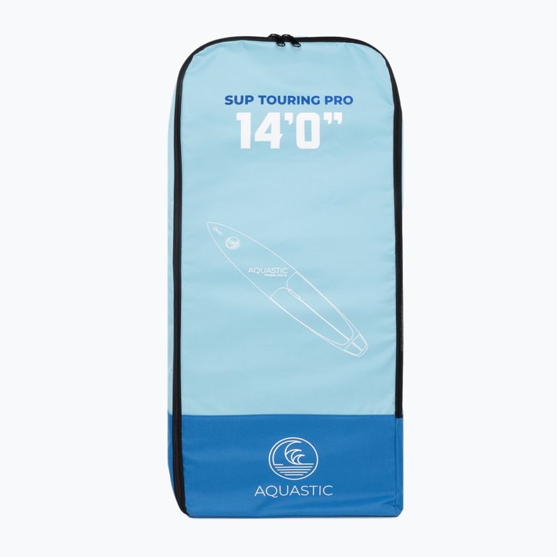 SUP AQUASTIC Touring Pro 14'0" Brett Rucksack blau