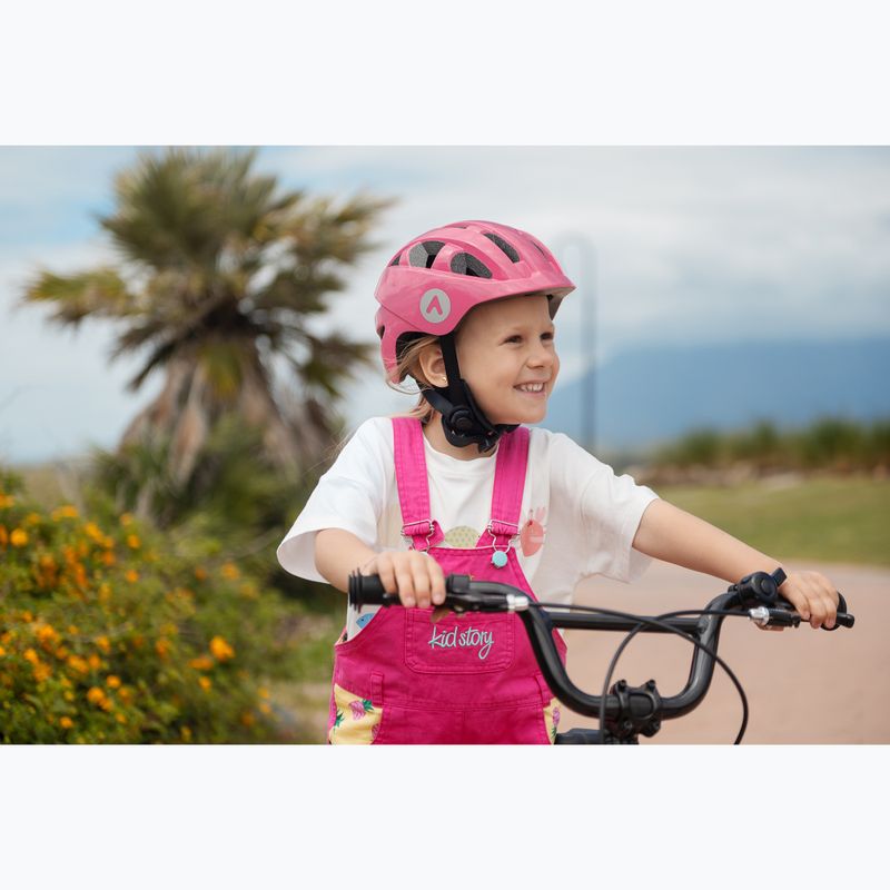 Kinderfahrradhelm ATTABO K200 rosa 7