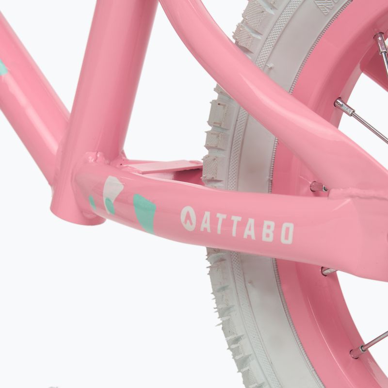 ATTABO Ace 12" Langlaufrad rosa 10