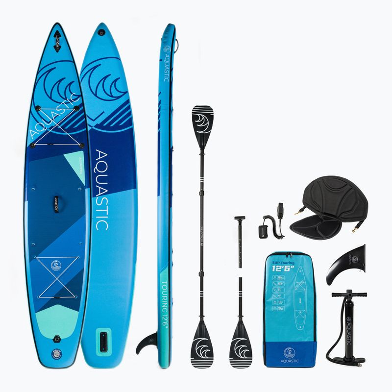 SUP AQUASTIC Touring Brett 12'6" blau AQS-SUP005