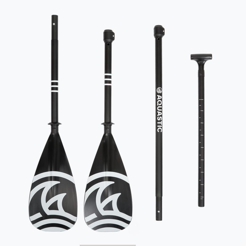 SUP/Kajak 3-teiliges Paddel AQUASTIC AQS-SPD004 schwarz 4