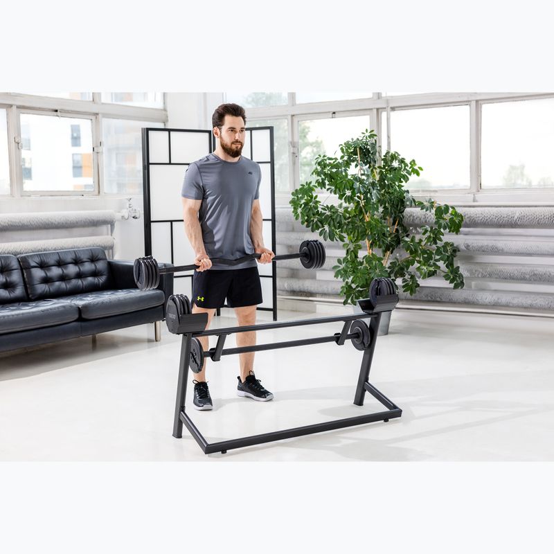 XTREXO 36 kg verstellbares Langhantelset 8