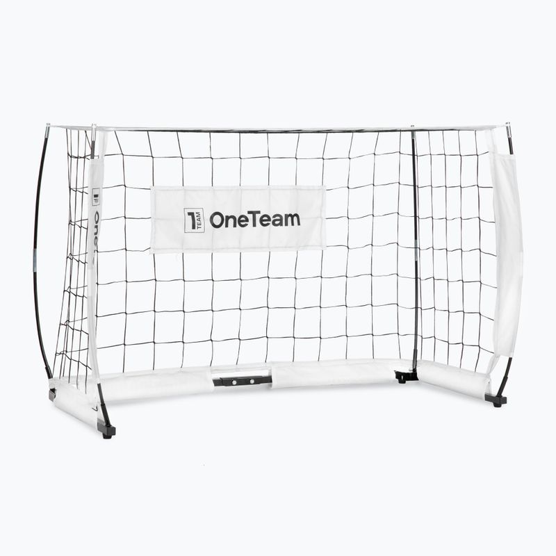 OneTeam Flex Square Fußballtor 120 x 80 cm weiß