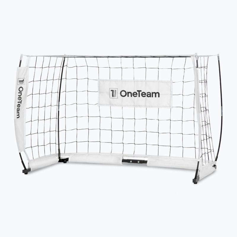 OneTeam Flex Square Fußballtor 120 x 80 cm weiß 3