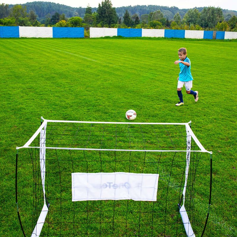 OneTeam Flex Square Fußballtor 120 x 80 cm weiß 8