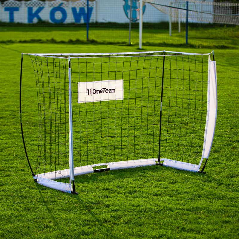 OneTeam Flex Square Fußballtor 120 x 80 cm weiß 15