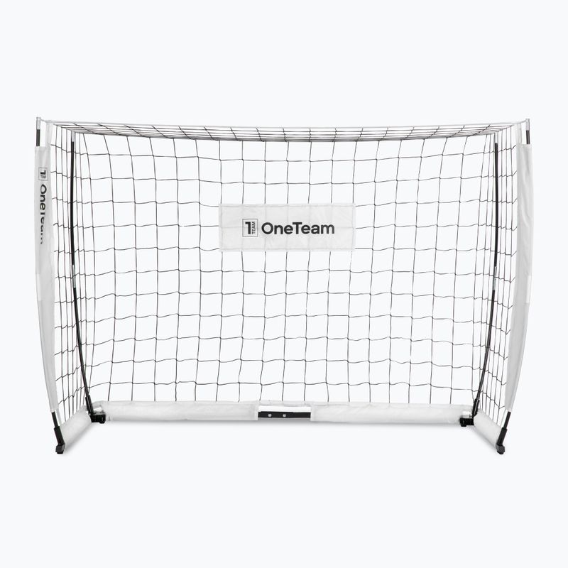 OneTeam Flex Square Fußballtor 180 x 120 cm weiß 2