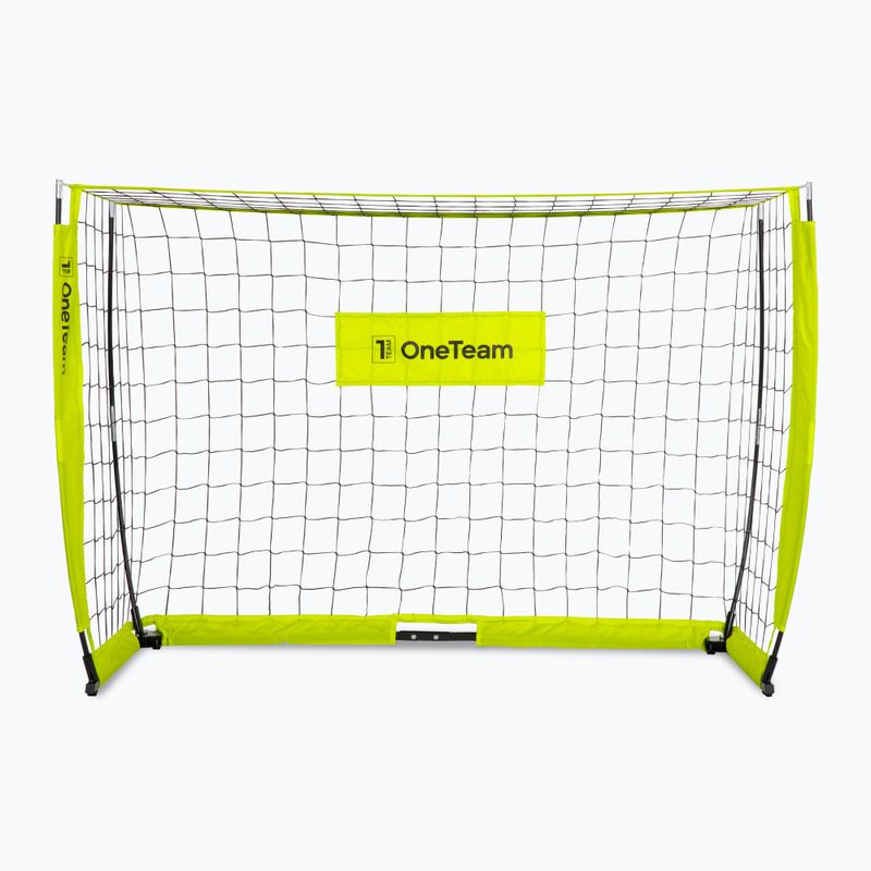 OneTeam Flex Square Fußballtor 180 x 120 cm grün 2