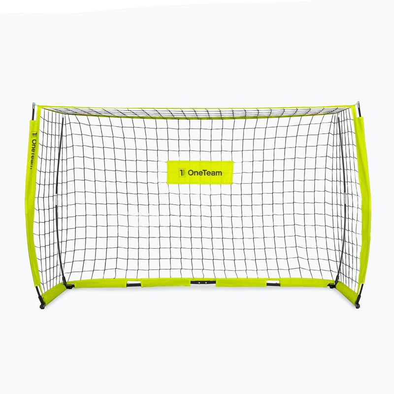 OneTeam Flex Square Fußballtor 240 x 150 cm grün 2