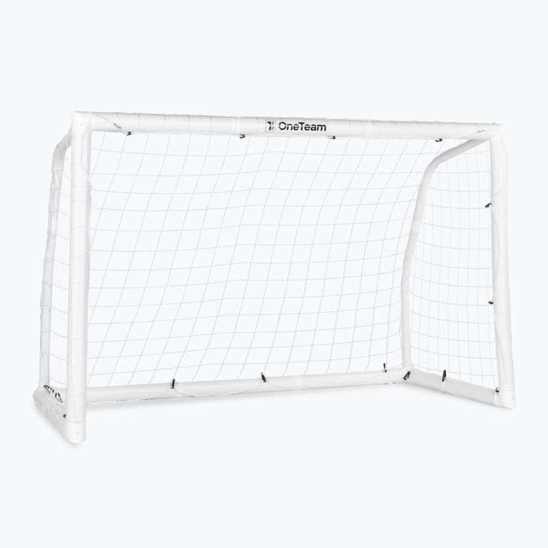 OneTeam PVC-Fußballtor 182 x 120 cm weiß