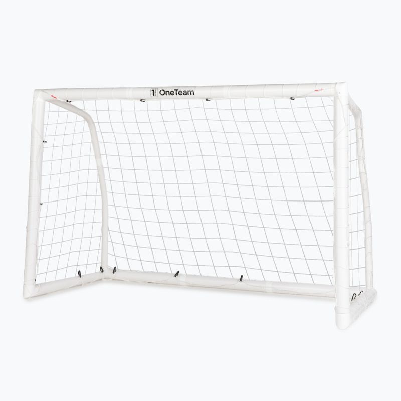 OneTeam PVC-Fußballtor 182 x 120 cm weiß 3