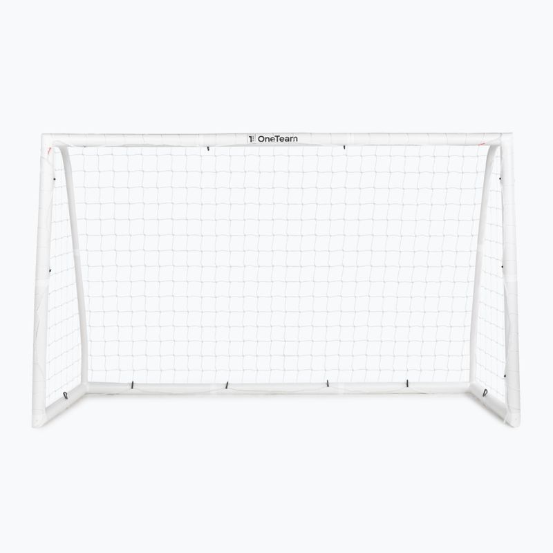 OneTeam PVC-Fußballtor 244 x 150 cm weiß 2