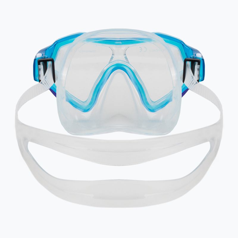 AQUASTIC Shelly Kinderschnorchelset Maske + Schnorchel hellblau 4