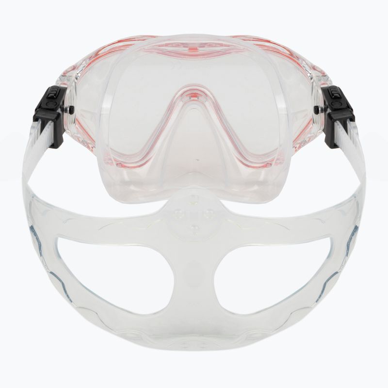 Kinderschnorchelset AQUASTIC Minke Maske + Schnorchel rot 5