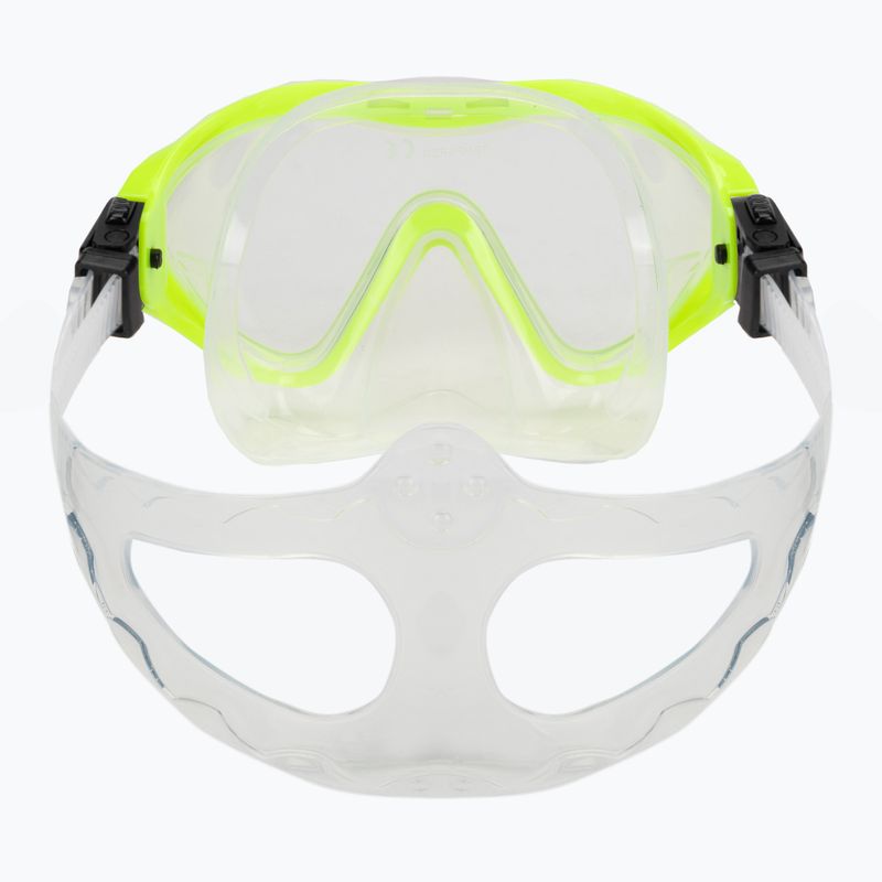 Kinderschnorchelset AQUASTIC Minke Maske + Schnorchel grün 5