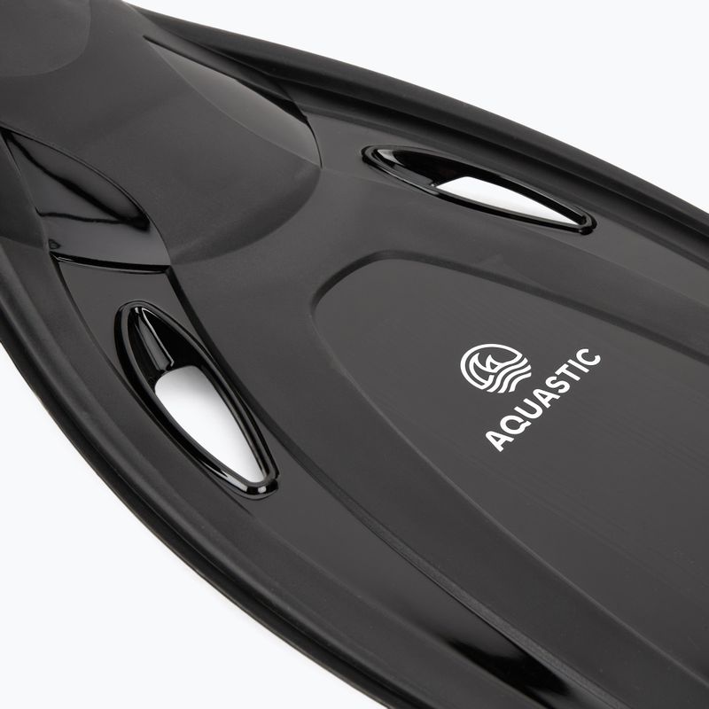 AQUASTIC Cove schwarz Schnorchelflossen 4