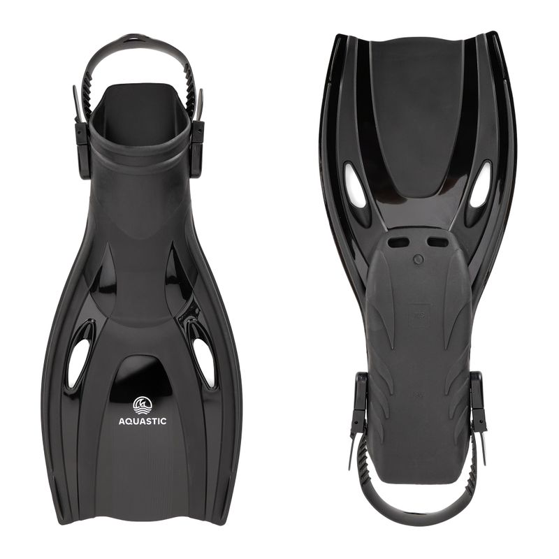AQUASTIC Cove schwarz Schnorchelflossen 6