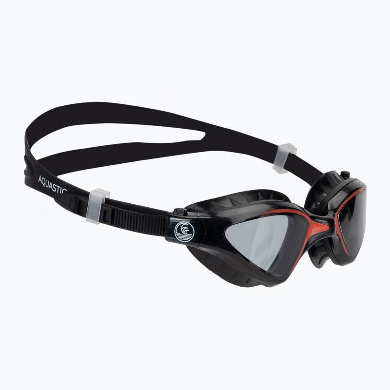 AQUASTIC Tarpon Schwimmbrille schwarz