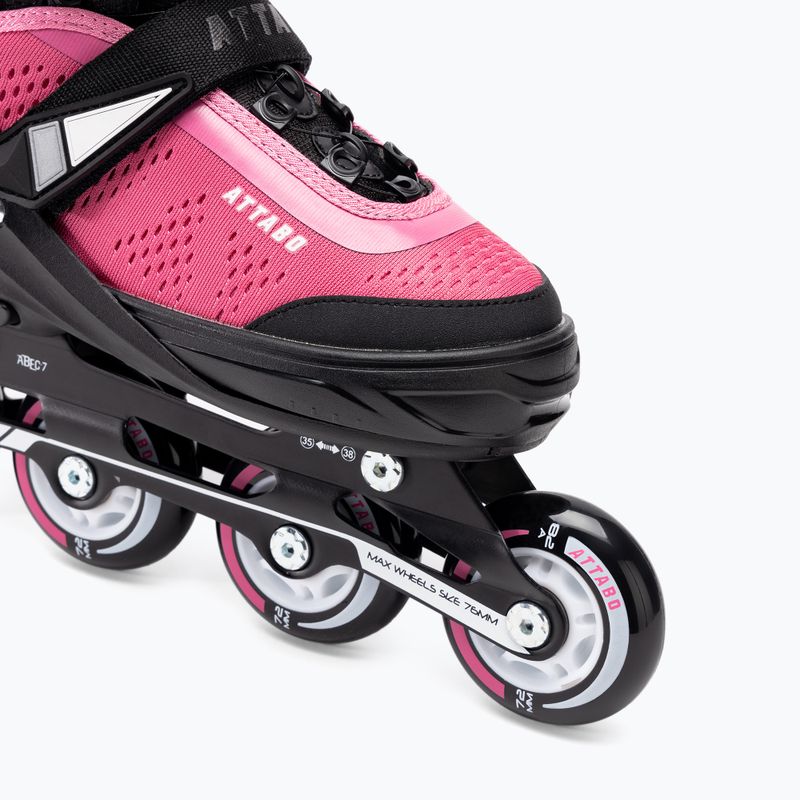 Inlineskates Kinder ATTABO regulowane Stormglider 2 Rosa 9