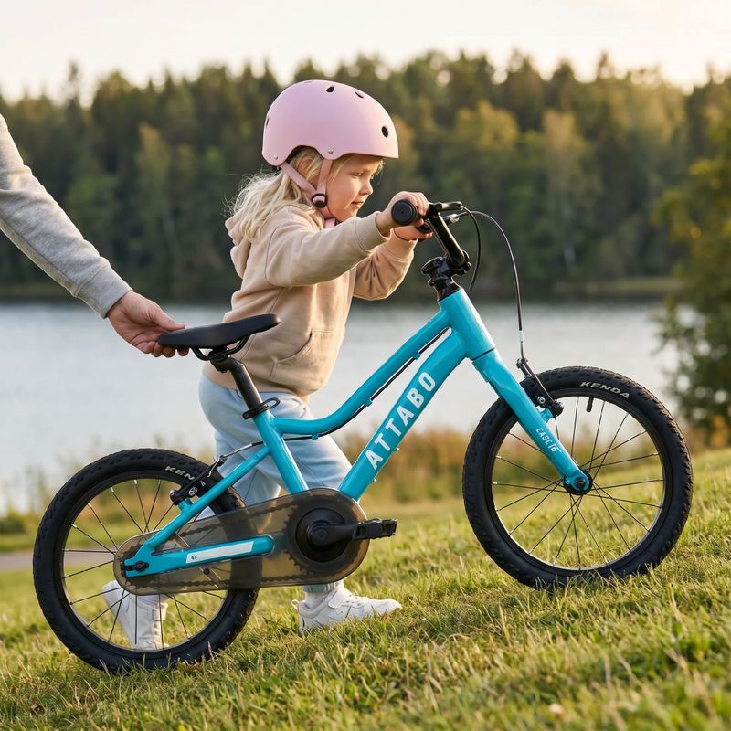 Kinder Fahrrad ATTABO EASE 16" 7,3 kg Türkis 3