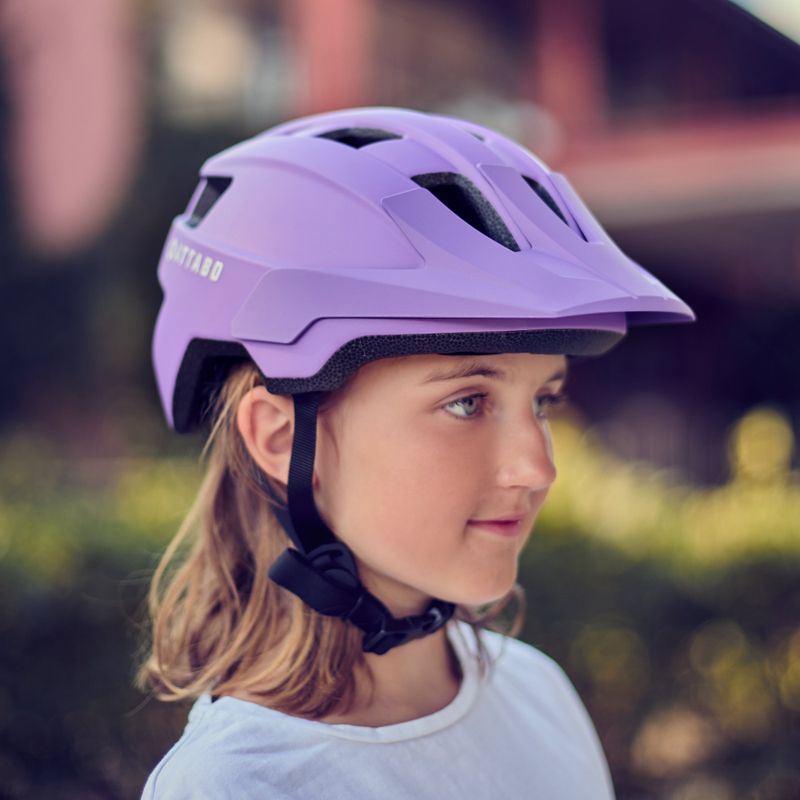 ATTABO Khola Kinderfahrradhelm lila 8