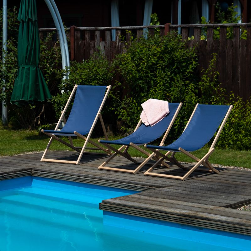 Gartenliege mit Verstellung KADVA LSR01310 grau 7