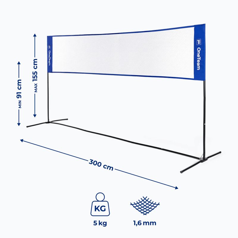 OneTeam Multifunktionsnetz blau OT-BN3 2