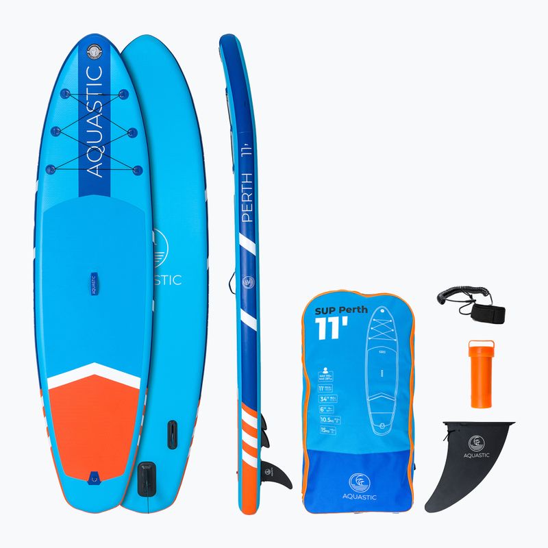 AQUASTIC Perth 11'0  SUP Brett blau AQS-SUP001