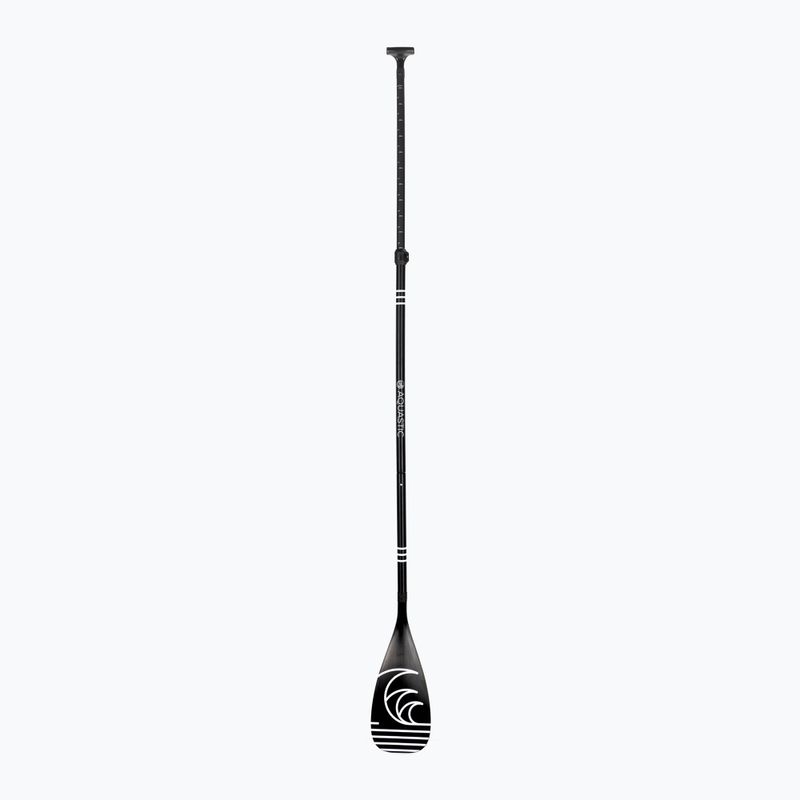 AQUASTIC 3-teiliges SUP-Paddel 170-220 cm schwarz AQS-SPD002