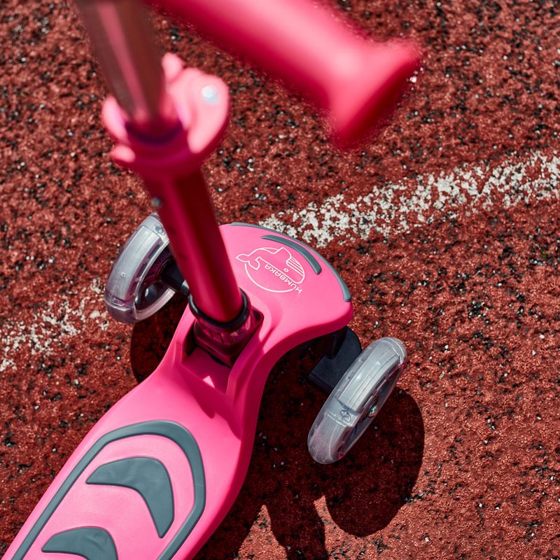 HUMBAKA Mini T Kinder-Dreirad-Roller rosa HBK-S6T 13