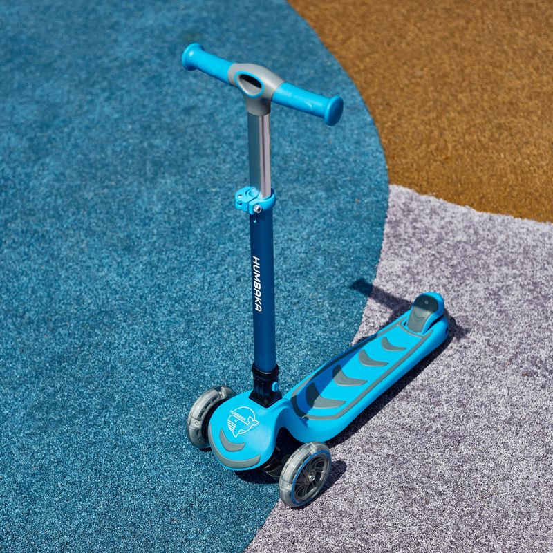 HUMBAKA Mini T Kinderroller dreirädrig blau HBK-S6T 16