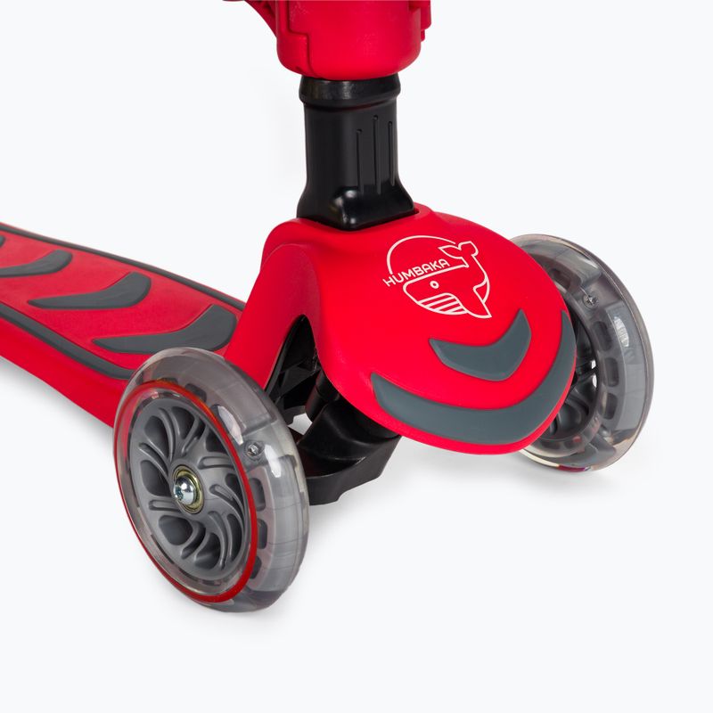 HUMBAKA Mini Y dreirädriger Kinderroller rot HBK-S6Y 15