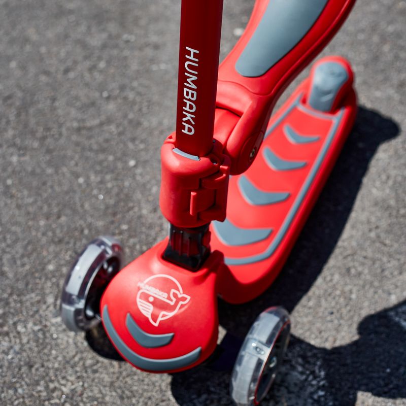 HUMBAKA Mini Y dreirädriger Kinderroller rot HBK-S6Y 17