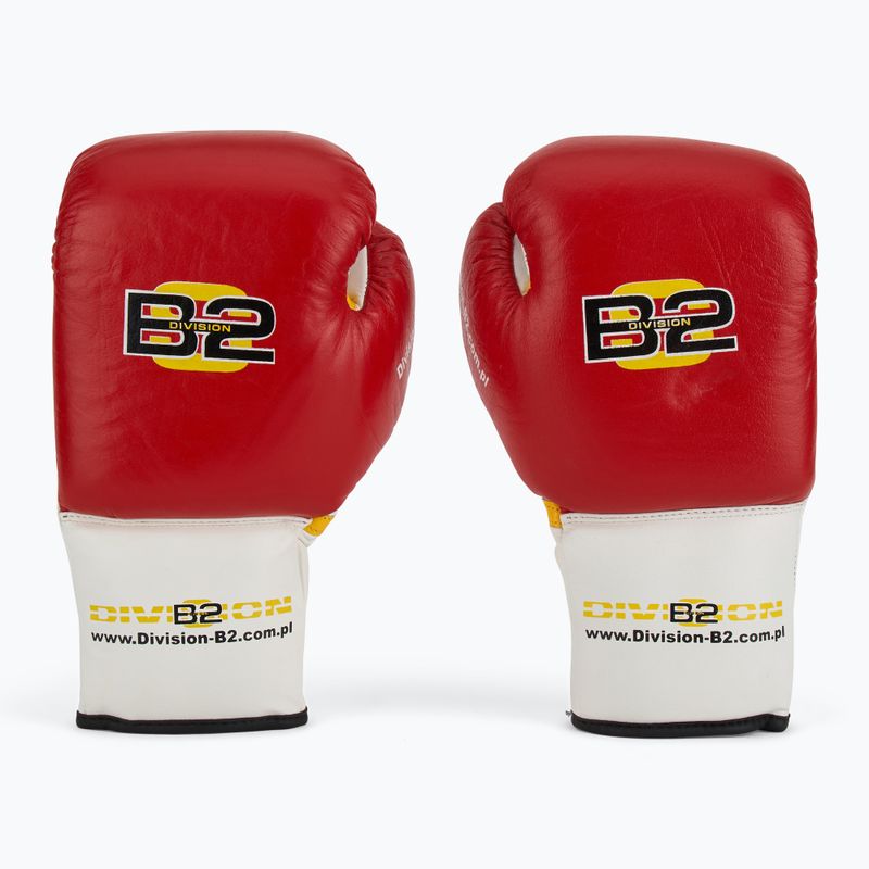 Boxhandschuhe DIVISION B-2 DIV-PFG1500 Pro 3-Layer Foam red/white 2