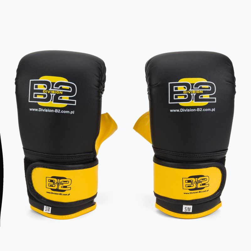 Division B-2 Instrumenten-Boxhandschuhe schwarz und gelb DIV-BG03