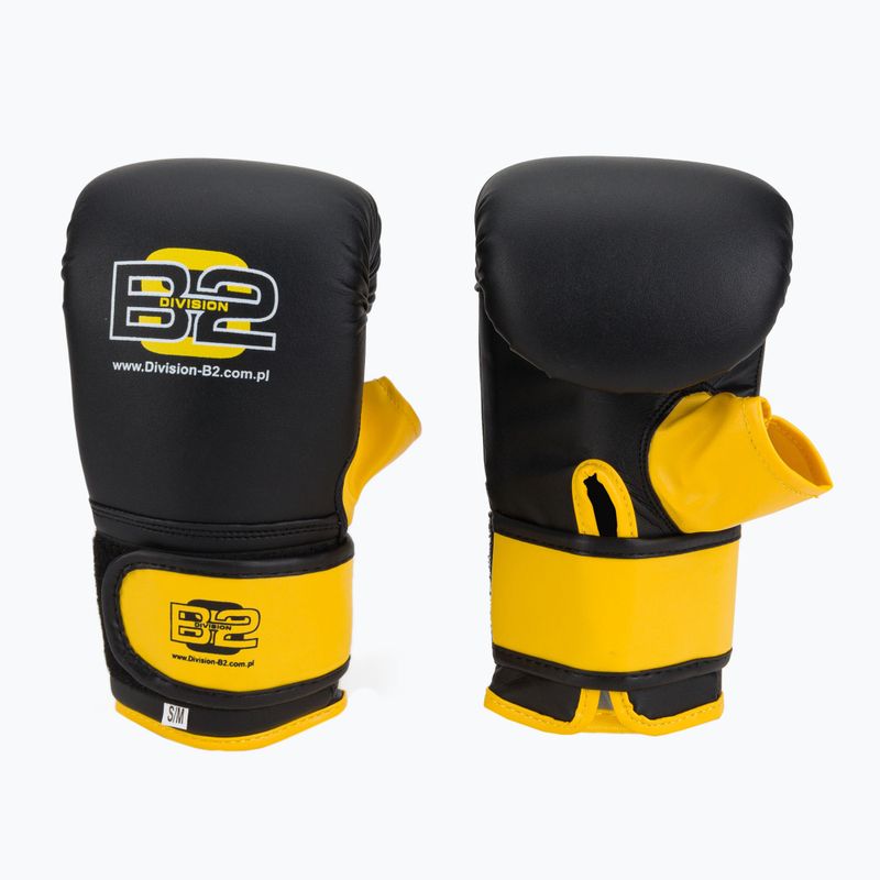 Division B-2 Instrumenten-Boxhandschuhe schwarz und gelb DIV-BG03 3